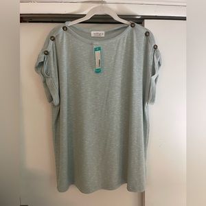 KAILEIGH
Mercy Button Sleeve Detail Knit Top